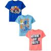 The Children’s Place Boys Short Sleeve Graphic T-Shirt 3-Pack(Hustlin/Vibes/Speed Demon)