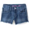 The Children’s Place Denim Shortie Shorts(Ruby Frayed Seam)