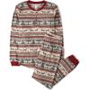 The Children’s Place Family Matching, Plaid Waffle 2 Piece Pajama Sets(Winter Fairisle)