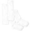 imageThe Childrens Place Girls Cable Knit TightsWhite 2pack