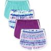 The Children’s Place Girls’ Knit Dolphin Shorts(Blue Radiance 4-pack)