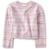 The Children’s Place Girls Long Sleeve Crew Neck Pullover Sweater(Pink Colorblock)