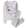 The Children’s Place Girls’ Long Sleeve Top and Pants Pajama Sets(Weekend Mode)