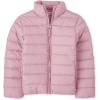 The Children’s Place Girls’ Medium Weight Wind-Resistant, Water-Resistant Puffer Jacket(Rose Quartz)