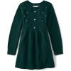 The Children’s Place Girls Puff Sleeve Dress, Long Sleeve(Balt Green Pearl)