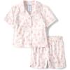 The Children’s Place Girls Sleeve Top and Shorts 2 Piece Pajama Set(Hearts)