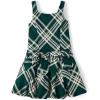 The Children’s Place Girls’ Sleeveless Dressy Bubble Hem Dress(Balt Green Plaid)