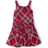 The Children’s Place Girls’ Sleeveless Dressy Bubble Hem Dress(Red Ochre Plaid)