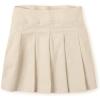 The Children’s Place Girls’ Uniform Pleated Skort(Bisquit)