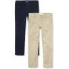 The Children’s Place Stretch Skinny Chino Pants,multipacks(Sandy/Tidal 2-pack)