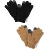 The Children’s Place Unisex Kids Winter Knit Stretchy Texting Kids Gloves(Pearwood 2-pack)