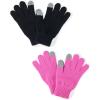The Children’s Place Unisex Kids Winter Knit Stretchy Texting Kids Gloves(Pink Summer 2-pack)