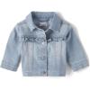 The Children’s Place baby girls Ruffle Denim Jacket(Ruffle Bramble Wash)