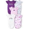 The Children’s Place baby-boys And Newborn Short Sleeve Bodysuits, Multipacks(Fairy 5-pack)