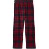 The Children’s Place boys Fleece Pajama Pants(Ruby/Navy Plaid)