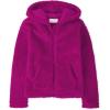 The Children’s Place girls Long Sleeve Sherpa Zip-up Hoodie(Aurora Pink)