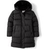 The Children’s Place girls Medium Weight Long Puffer Jacket, Wind-resistant, Water-resistant(Black)