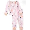 The Children’s Place unisex-baby And Kids, Sibling Matching, Holiday Pajama Sets, Cotton(Pink Halloween Ghost)