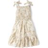 The Children’s Place,Short Sleeve Fashion Dress(Irish Cream Floral)