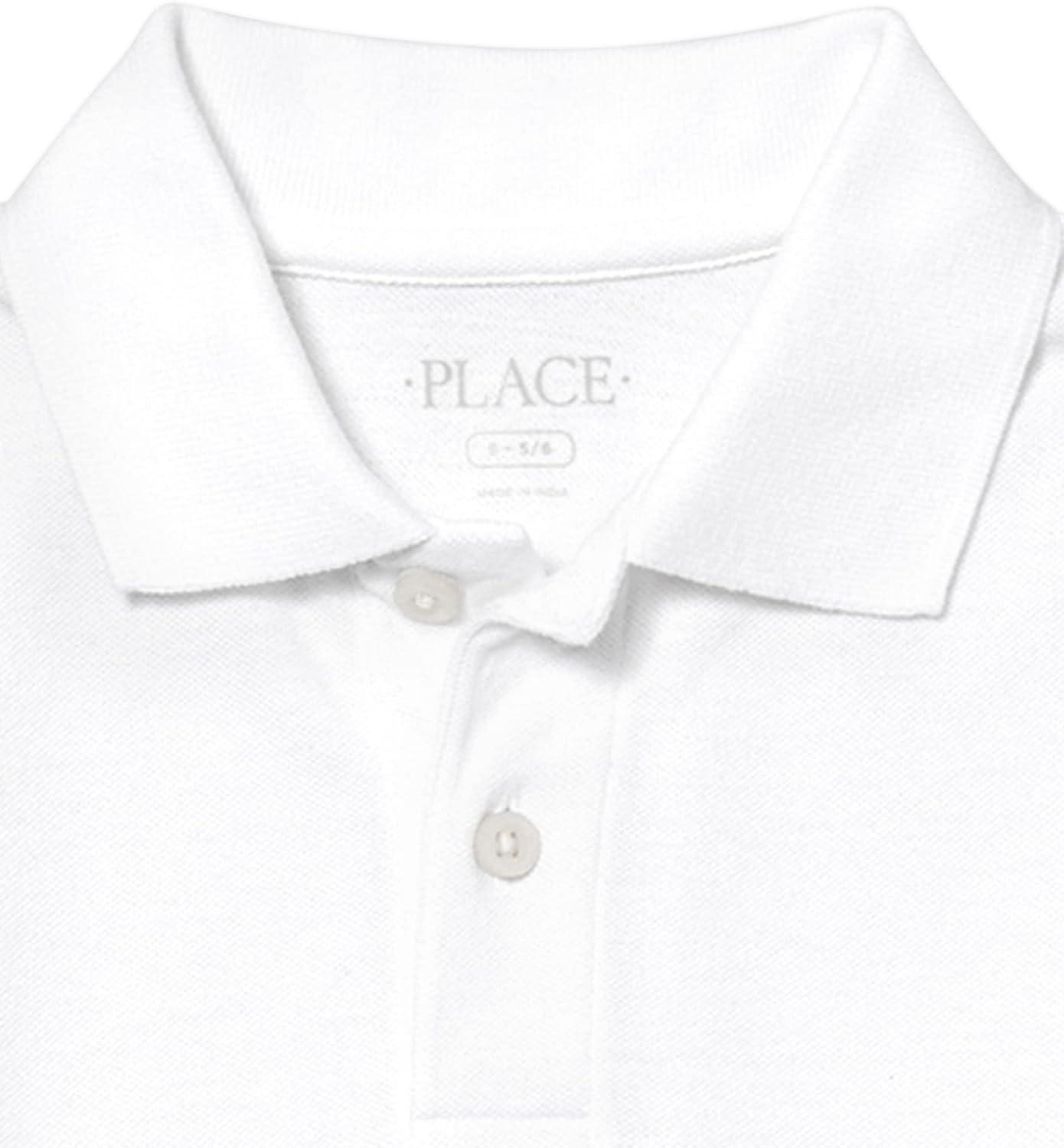 imageThe Childrens Place Baby and Toddler Boys Short Sleeve Polo ShirtNauticoRedWhite