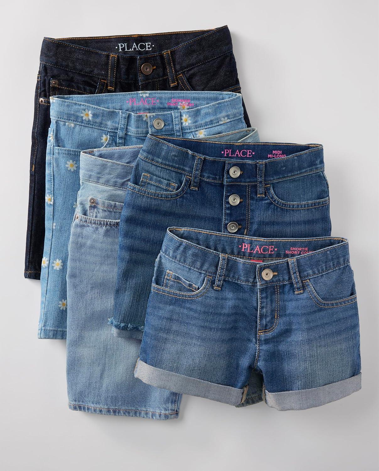imageThe Childrens Place Denim ShortsDark Wash 3pack