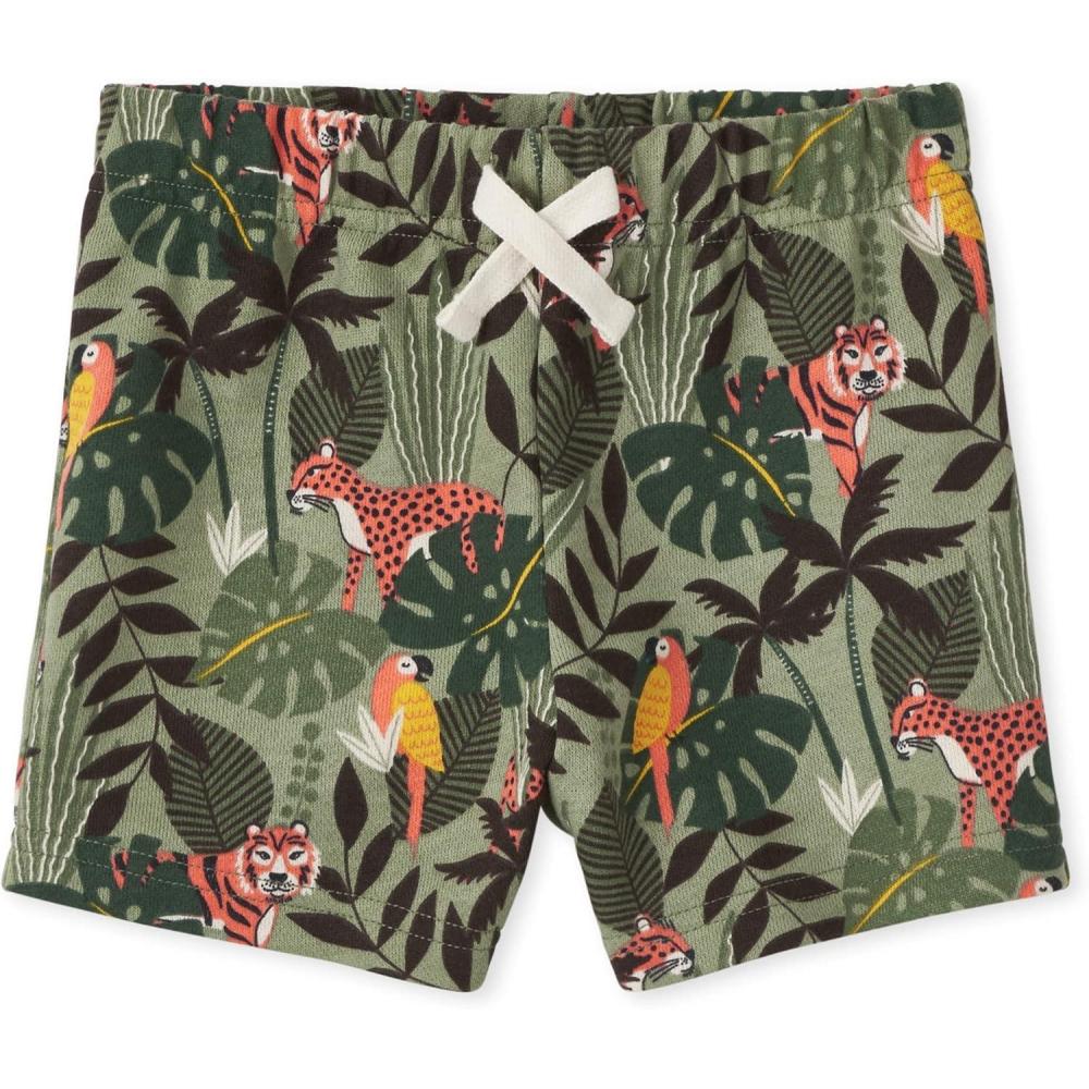 imageThe Childrens Place Baby Boys and Toddler Active Knit ShortsMisty Glen