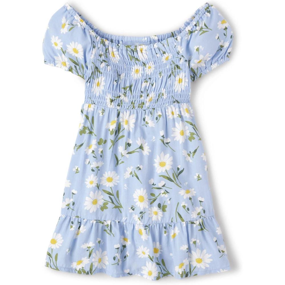 imageThe Childrens Place Baby Girls and Toddler Short Sleeve Casual DressesSpring Daisy