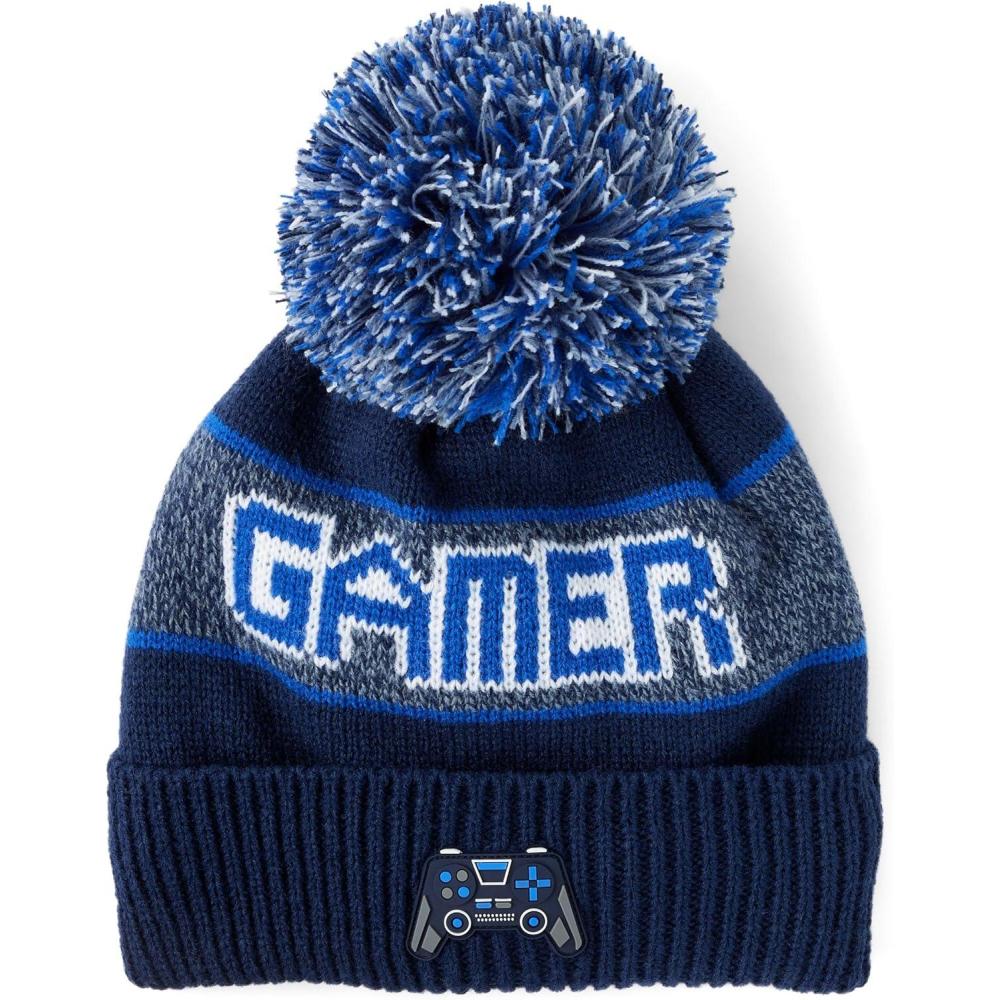 imageThe Childrens Place BabyBoys Cold Weather Knit Beanie HatGamer