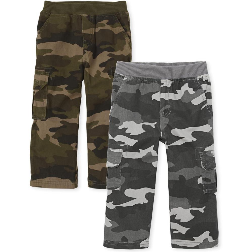 imageThe Childrens Place BabyBoys Pull on Cargo PantsMulticolor