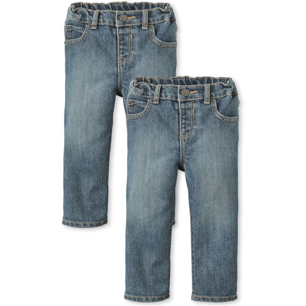 imageThe Childrens Place BabyBoys and Toddler Bootcut JeansTide Pool 2pack
