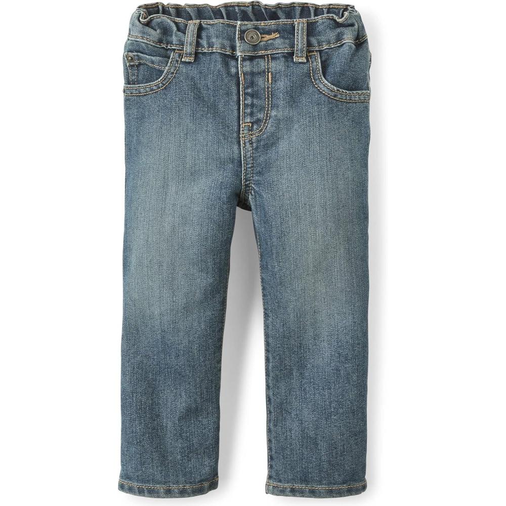 imageThe Childrens Place BabyBoys and Toddler Bootcut JeansTide Pool