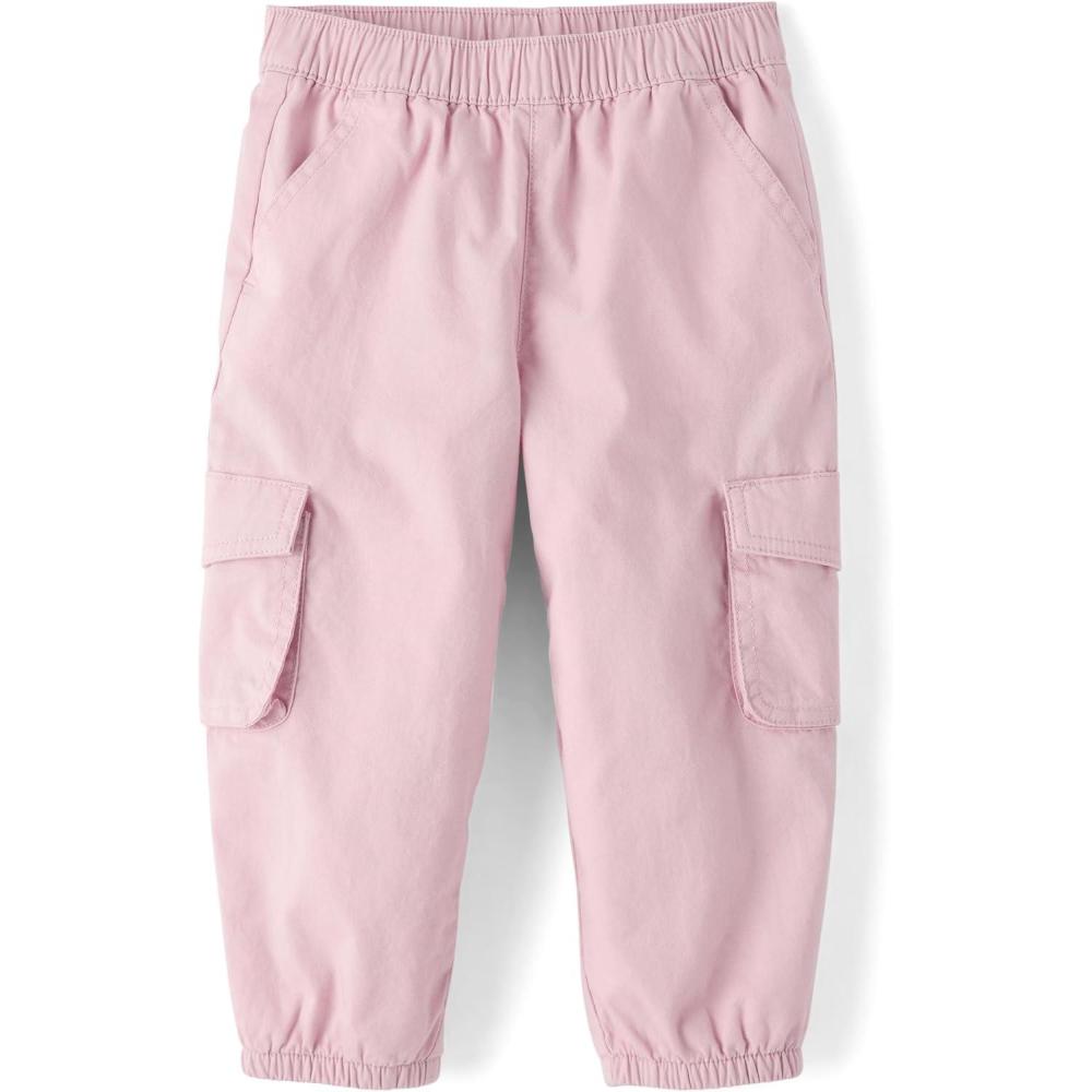 imageThe Childrens Place BabyGirls and Toddler Barrel Leg Cargo PantsLuxe Lilac