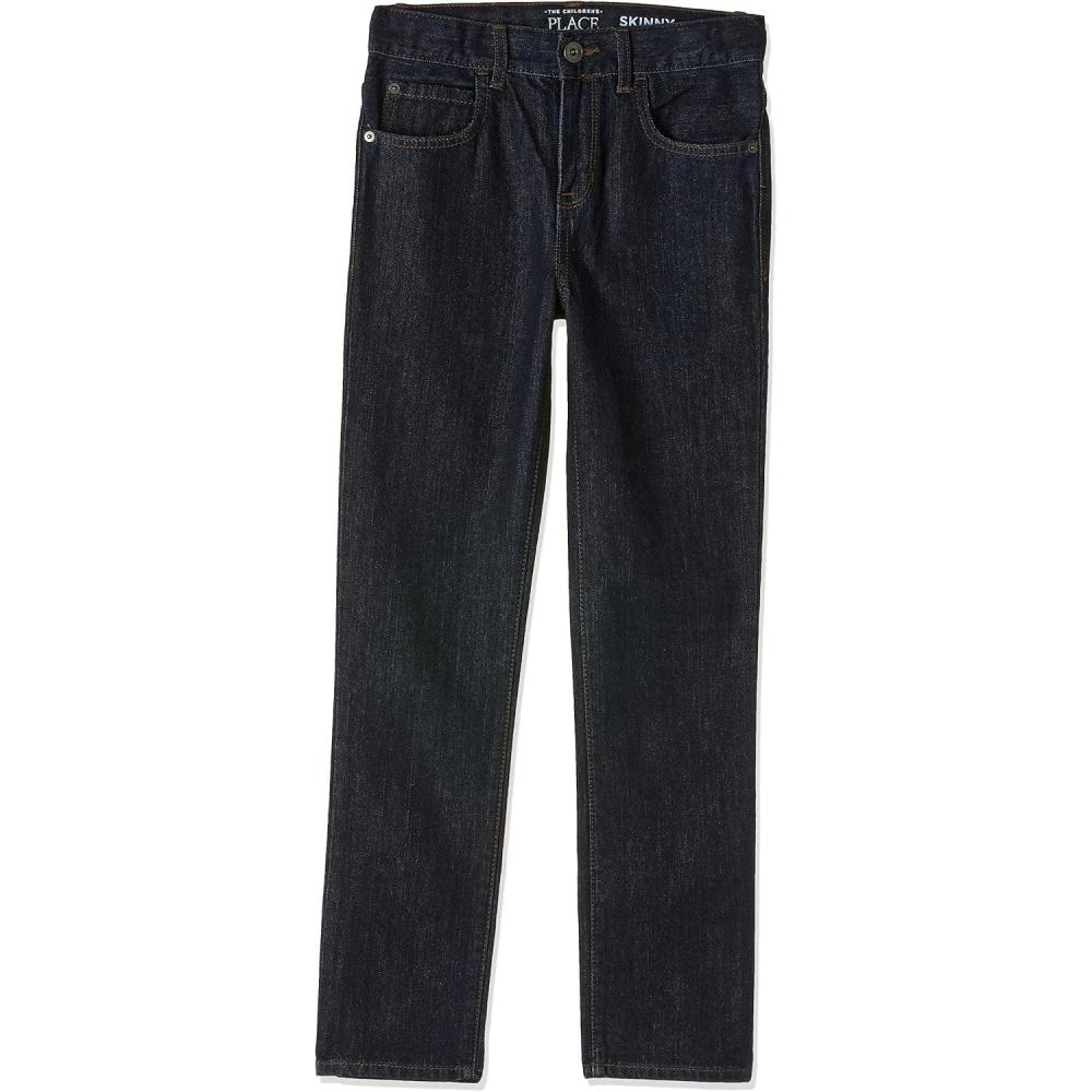 imageThe Childrens Place Boys Skinny JeansDark Rinse