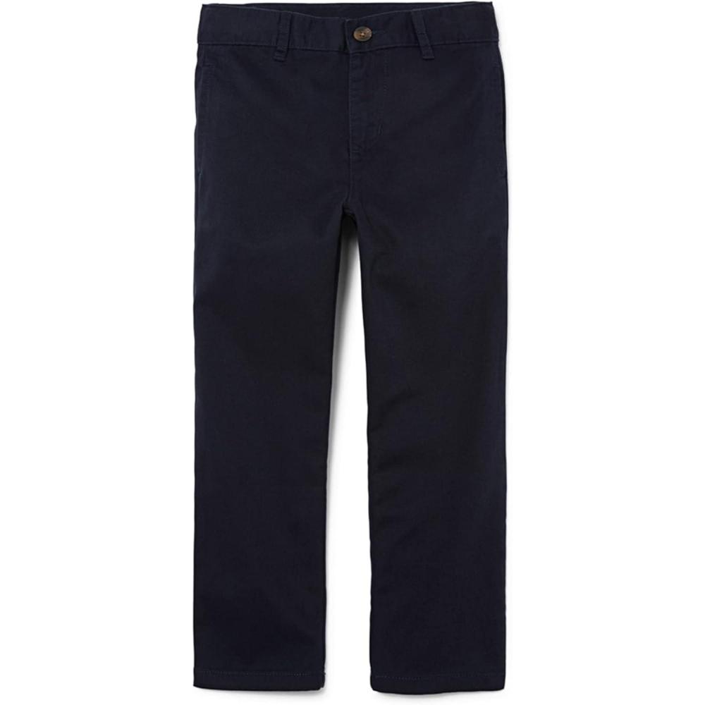 imageThe Childrens Place Boys Stretch Relaxed Straight Chino PantsNew Navy