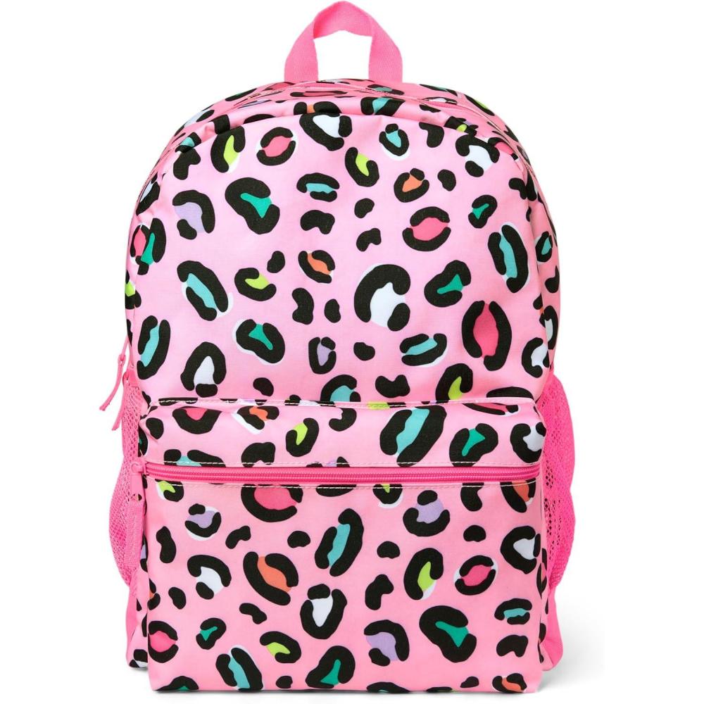 imageThe Childrens Place Kids Preschool Elementary Backpack for Boys and GirlsRainbow Leopard