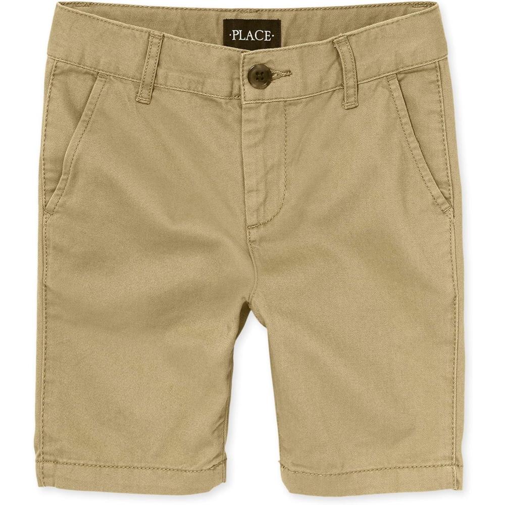 imageThe Childrens Place Stretch Chino ShortsFlax