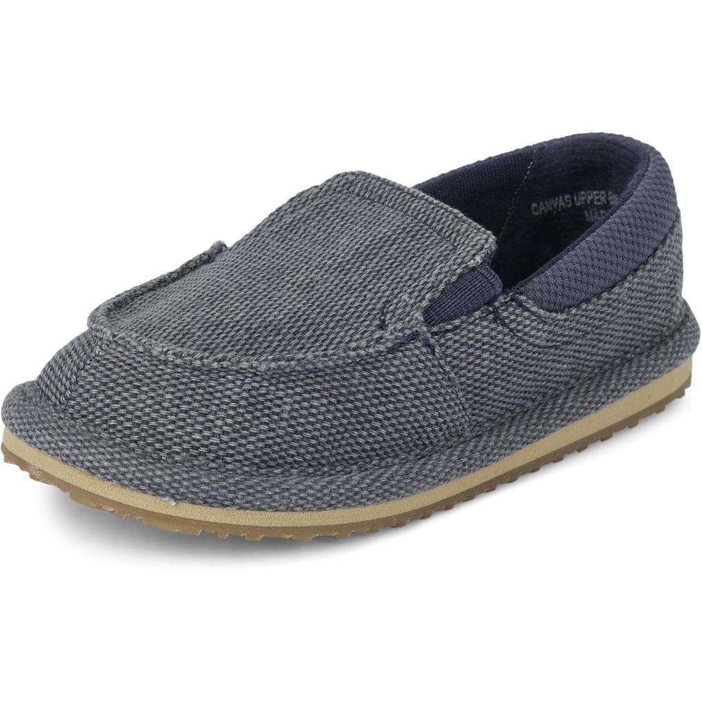 imageThe Childrens Place UnisexChild and Toddler Boys Casual Slip on Shoes SneakerNavy