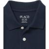 The Children’S Place Boys Long Sleeve Pique Polo(Nautico/White 4-pack)