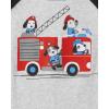 The Children’s Place Baby Boys’ Fire Dogs Long Sleeve Top and Pants Snug Fit 100% Cotton 2 Piece Pajama Set(Fire Truck Dogs)