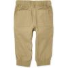 The Children’s Place Baby Boys’ and Toddler Stretch Pull on Jogger Pants(Flax)