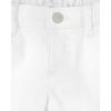 The Children’s Place Baby Girls and Toddler Denim Shorts Shortie(White)