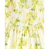 The Children’s Place Baby Girls’ and Toddler Short Sleeve Casual Dresses(Smocked Yellow Floral)