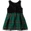 The Children’s Place Baby Girls’ and Toddler Sleeveless Holiday Dressy Dresses(Spruceshad Plaid Velour)