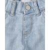 The Children’s Place Baby Toddler Girls Denim Shortie Shorts 3 Pack(Light/White/Pink 3-pack)