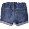 The Children’s Place Baby Toddler Girls Denim Shortie Shorts 3 Pack(Sage Wash)