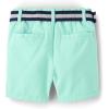 The Children’s Place Baby-Boys and Toddler Belted Chino Shorts(Mellow Aqua)