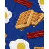 The Children’s Place Boys’ 100% Cotton Long Sleeve Top and Pants,2 Piece Pajama Set(Waffles)