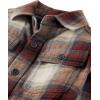 The Children’s Place Boys’ Long Sleeve Flannel Button Down Shirt(Terra Plaid)