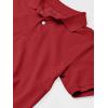 The Children’s Place Boys’ Short Sleeve Pique Polo, 2 Pack(Classic Red)