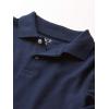The Children’s Place Boys Uniform Long Sleeve Pique Polo(Nautico 2-pack)